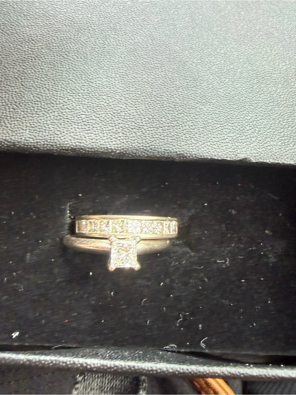 Shiny 14K WG Diamond Band Ring